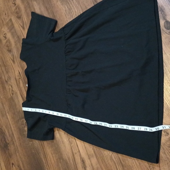 La Blanca Beachwear Mini Black Anchor Coastal Baby Doll Dress A26 - Picture 5 of 6